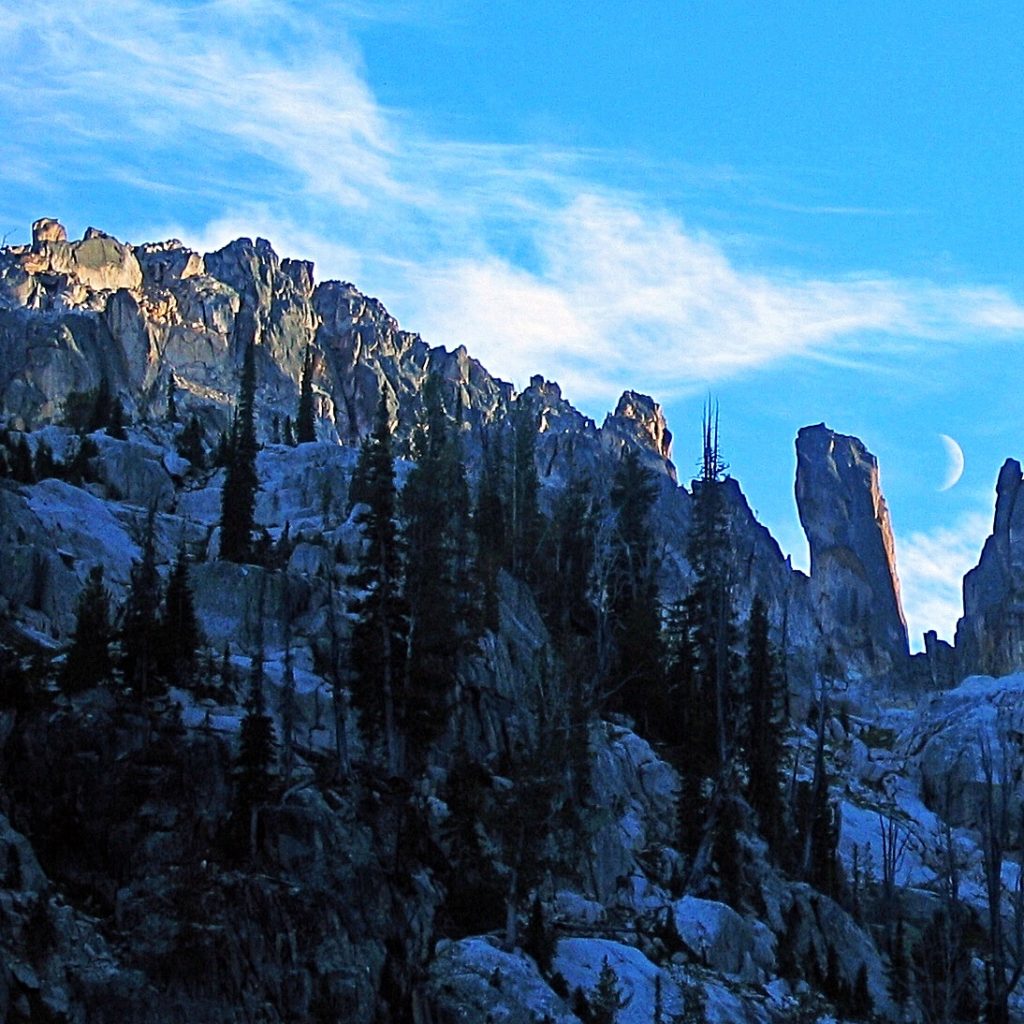 Peak 10100 with The Leaning Tower of Pisa on the right. Ray Brooks Photo