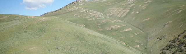 Appendicitis Hill as viewed from the south. Livingston Douglas Photo