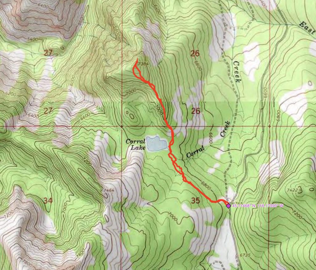 Peak 7384 (corral Peak) - Idaho: A Climbing Guide