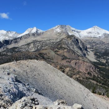 The view of Pioneer Peaks from the summit of White Mountain. Photo - Steve Mandella.