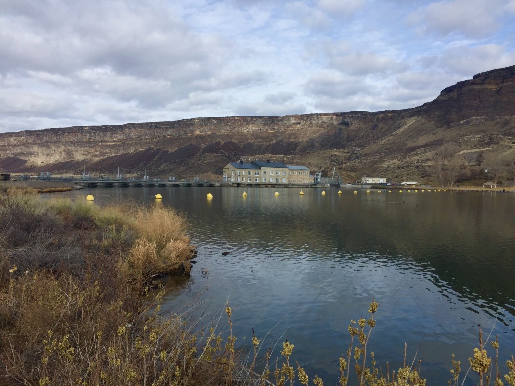 Looking back at Swan Falls Dam from near the beginning of the climb. Dan Krueger Photo 